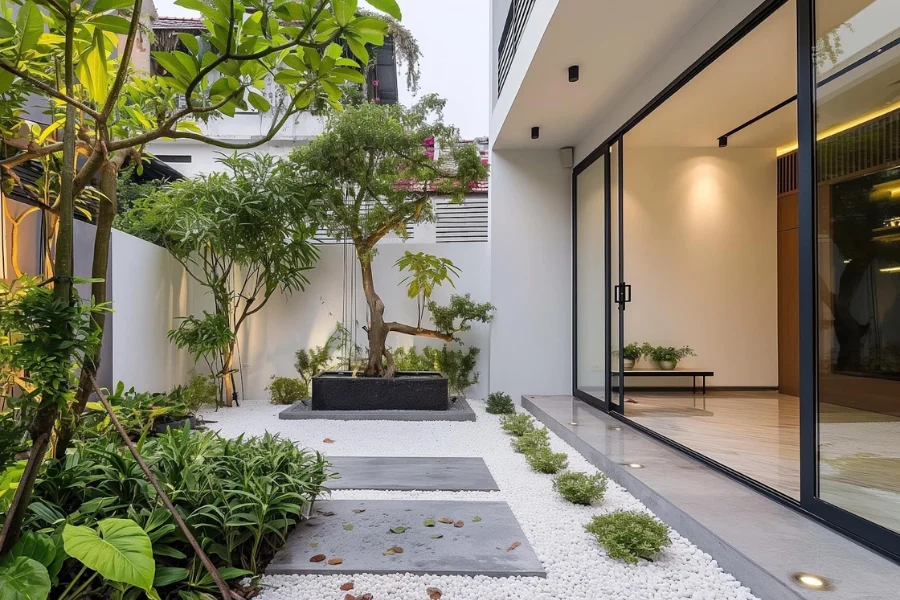 Thiết Kế Sân Vườn Homestay: Kiến Tạo Không Gian Chữa Lành Tinh Tế