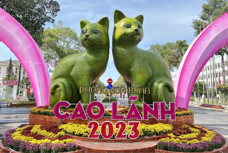 Đường hoa Cao Lãnh 2023 