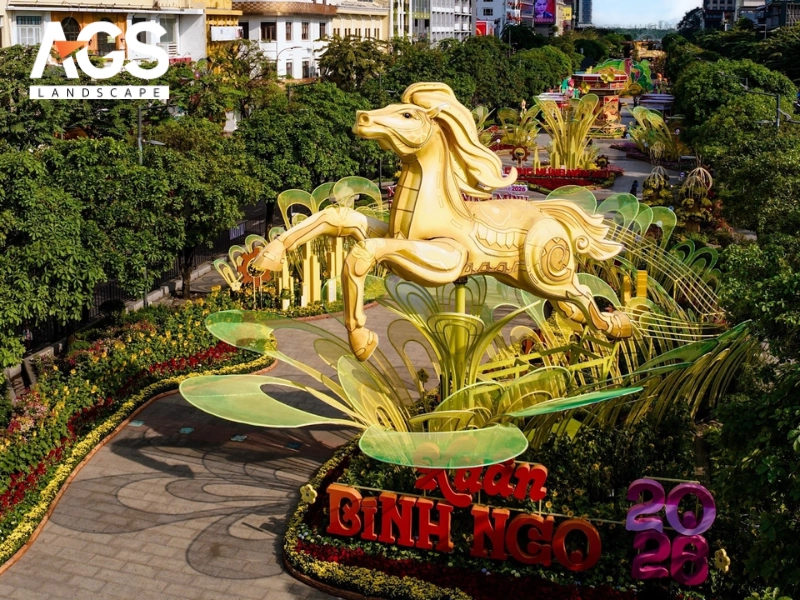 Đường hoa Nguyễn Huệ 2026