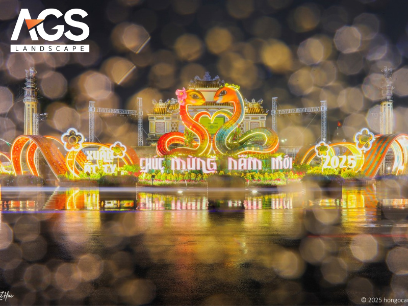 Tổng quan về Hội Hoa Xuân Huế 2025 (Nguồn: AGS Landscape)